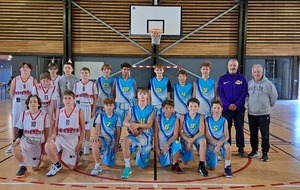 Les U15M gagnent pour leur début en championnat 