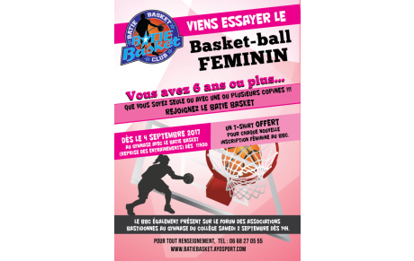 Le Batie Basket recrute au féminin