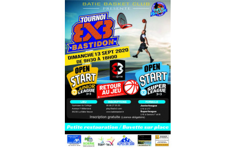Report de notre Tournoi 3x3 All start du 13 septembre