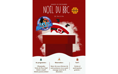 La Fête de Noël du BBC pour clôturer de belle façon l'année 2025